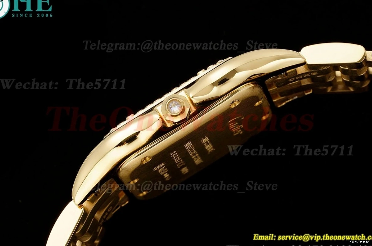 Ladies Dial Secrete Panthere YG YG AF Dia Mop Quartz 27mm De 0426